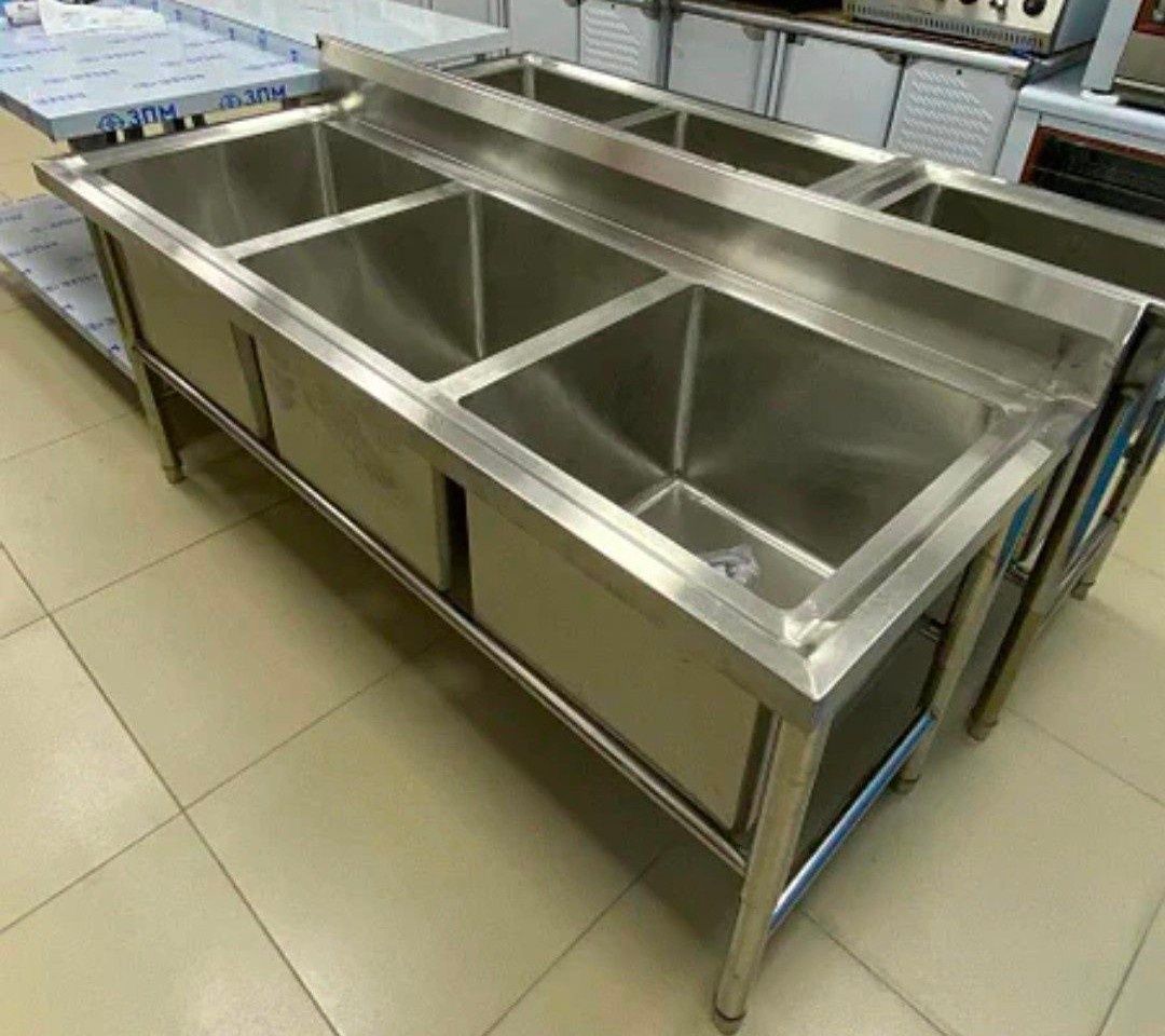 Мойка Нержавеющая Для Кухни Из Нержавейки Раковина Супница Мармит ЖМИИ