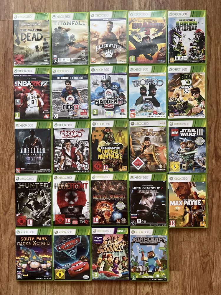 Игры на Xbox 360 лицензия