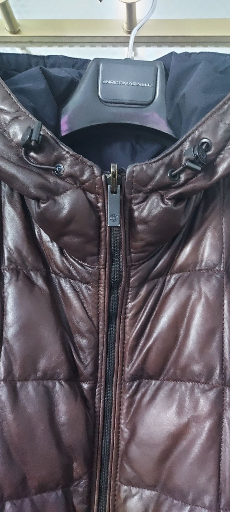 Мужская кожаная куртка Massimo Dutti