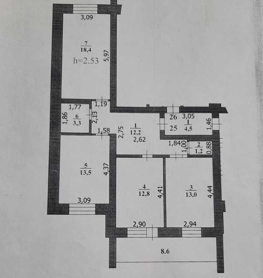 Продается 3-х ком.квартира в р-не бывш ОблГАИ (Гагарина)
