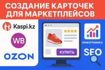 Дизайн инфографики для карточек товаров