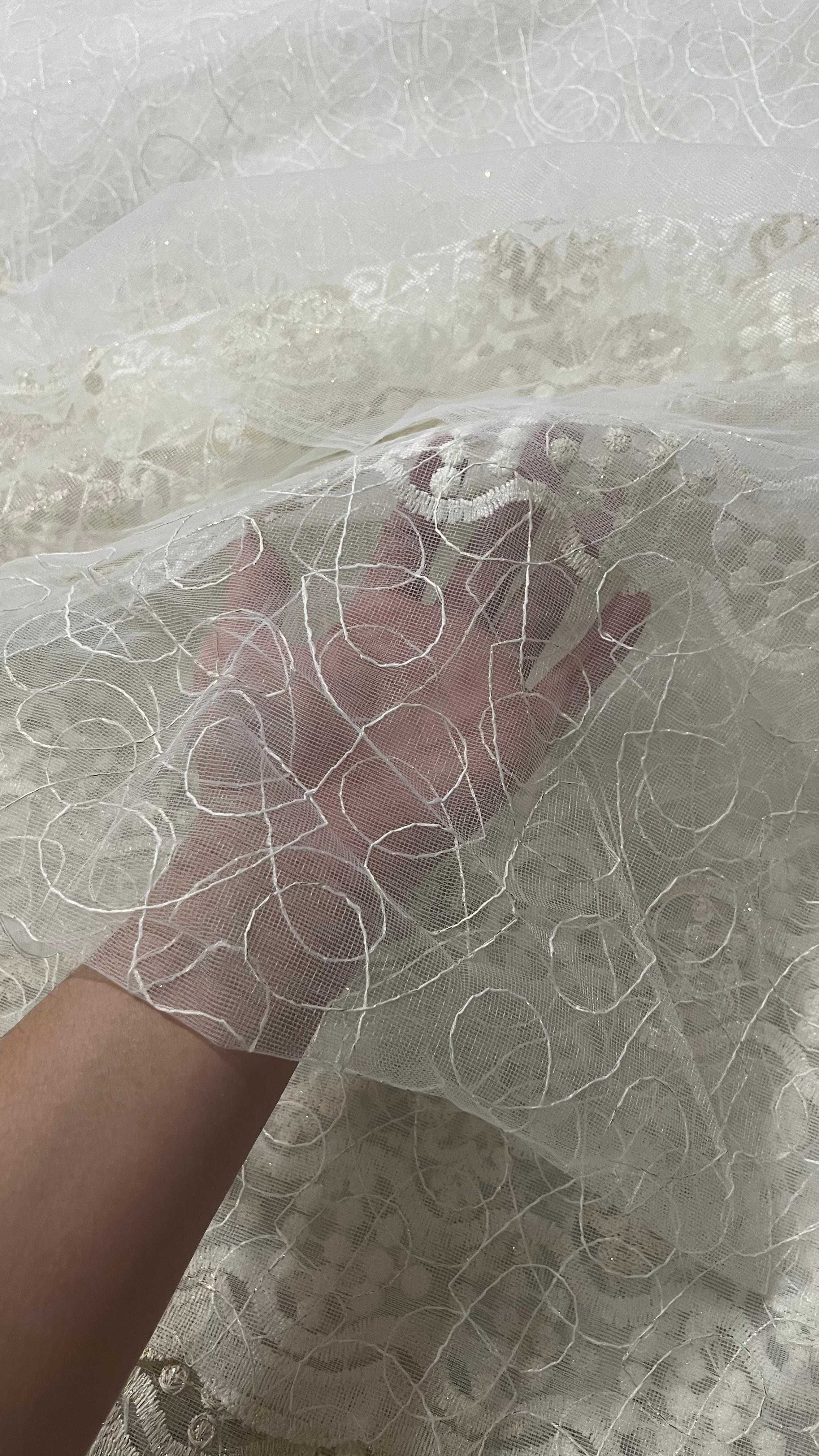 Тюли разные с вышивкой