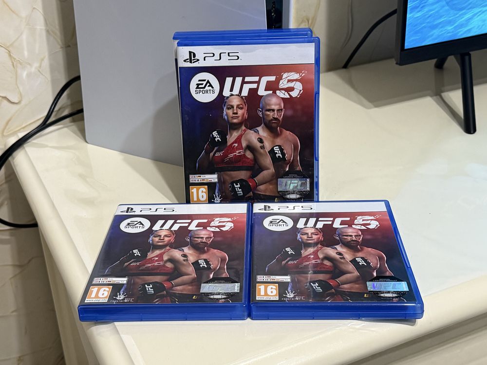 UFC5 Playstation 5 ЮФС 5 Пс 5 лицензионный диск UFC 5 на PS 5 Slim Пс5