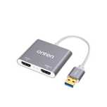 Видеокарта внешняя USB 3.0 to Dual HDMI Onten OTN-59175