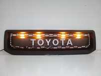 Решетка радиатора на Toyota Land Cruiser Prado 120 в стиле TRD с ДХО