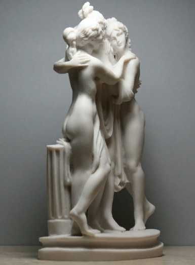 Статуэтка 3 Graces Goddesses Canova, Греция, 24,2 см