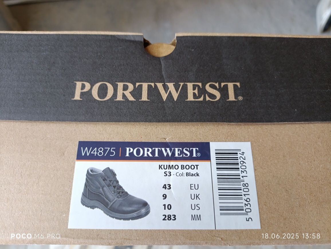 Продам спецобувь  PORTWEST safety