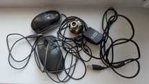 Продам комп. мыши Logitech, Lenovo и Веб-камера PC B-013M на запчасти