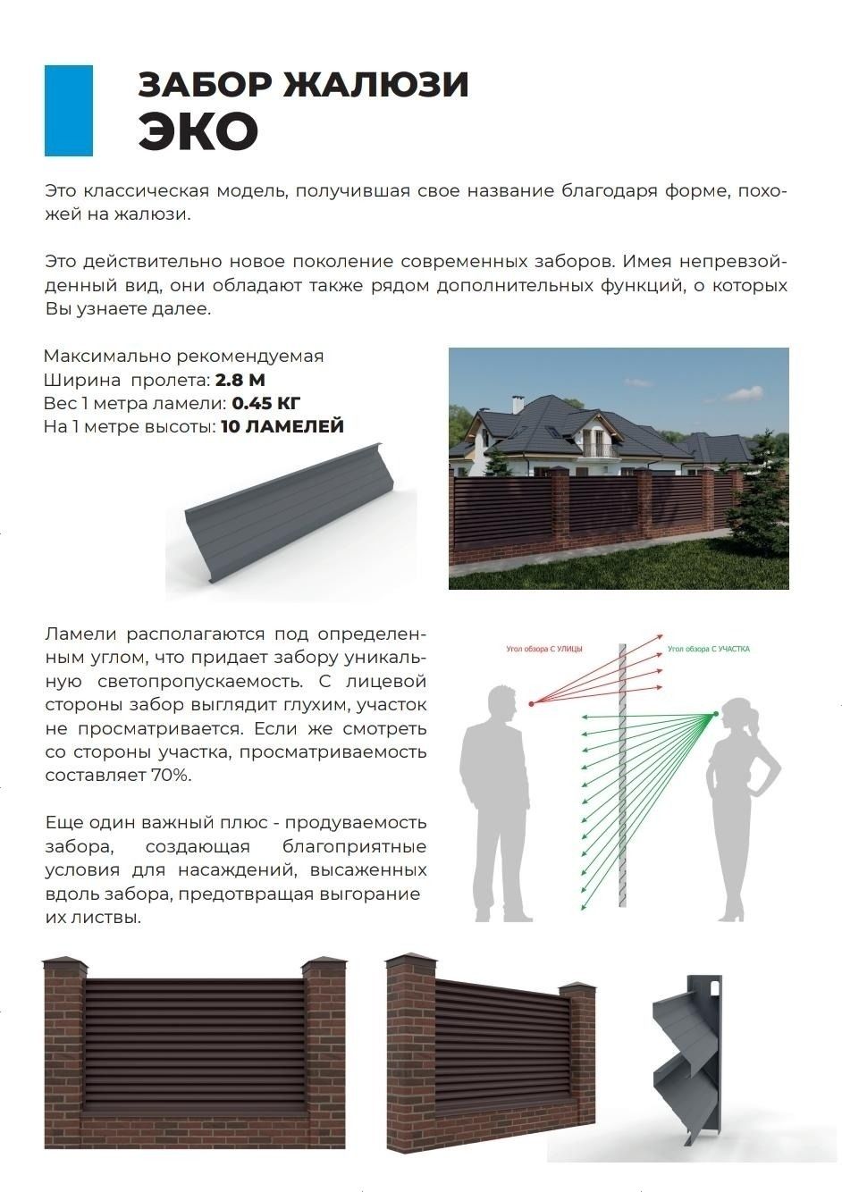 Забор жалюзи,ролл ставни