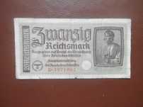 ГЕРМАНИЯ 20 рейхс марок 1939 год