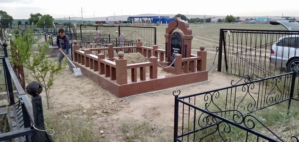 Мемориальные Памятники в Алматы.Гранит,габбро.Облагораживание.