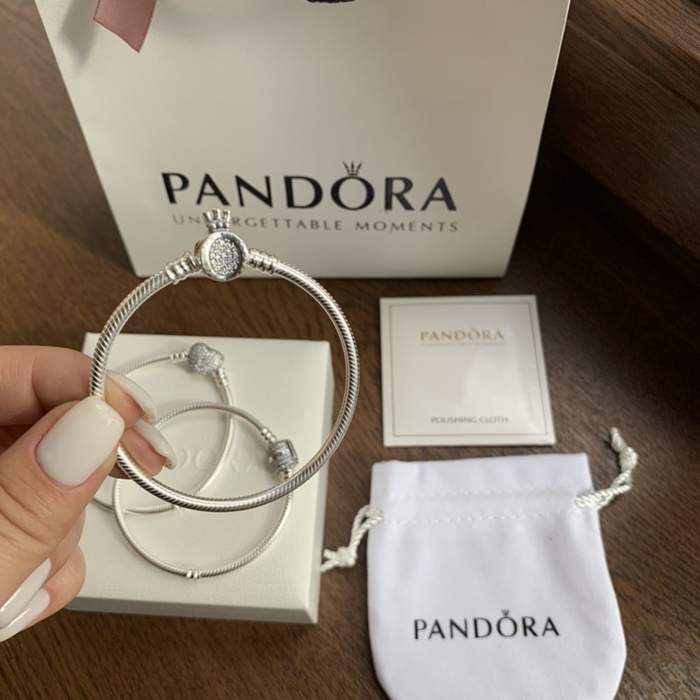 Браслеты из серебра 925 пробы Пандора/Pandora