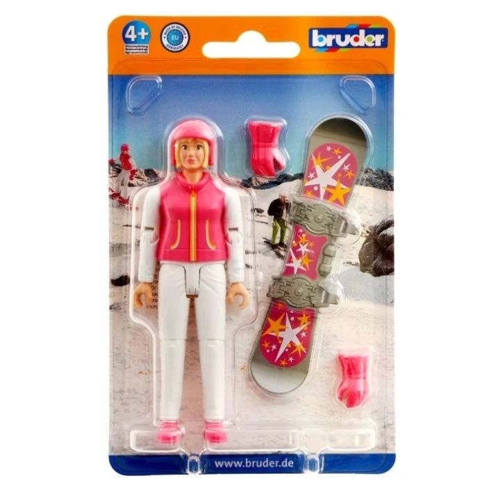 Bruder фигурка сноубордистка