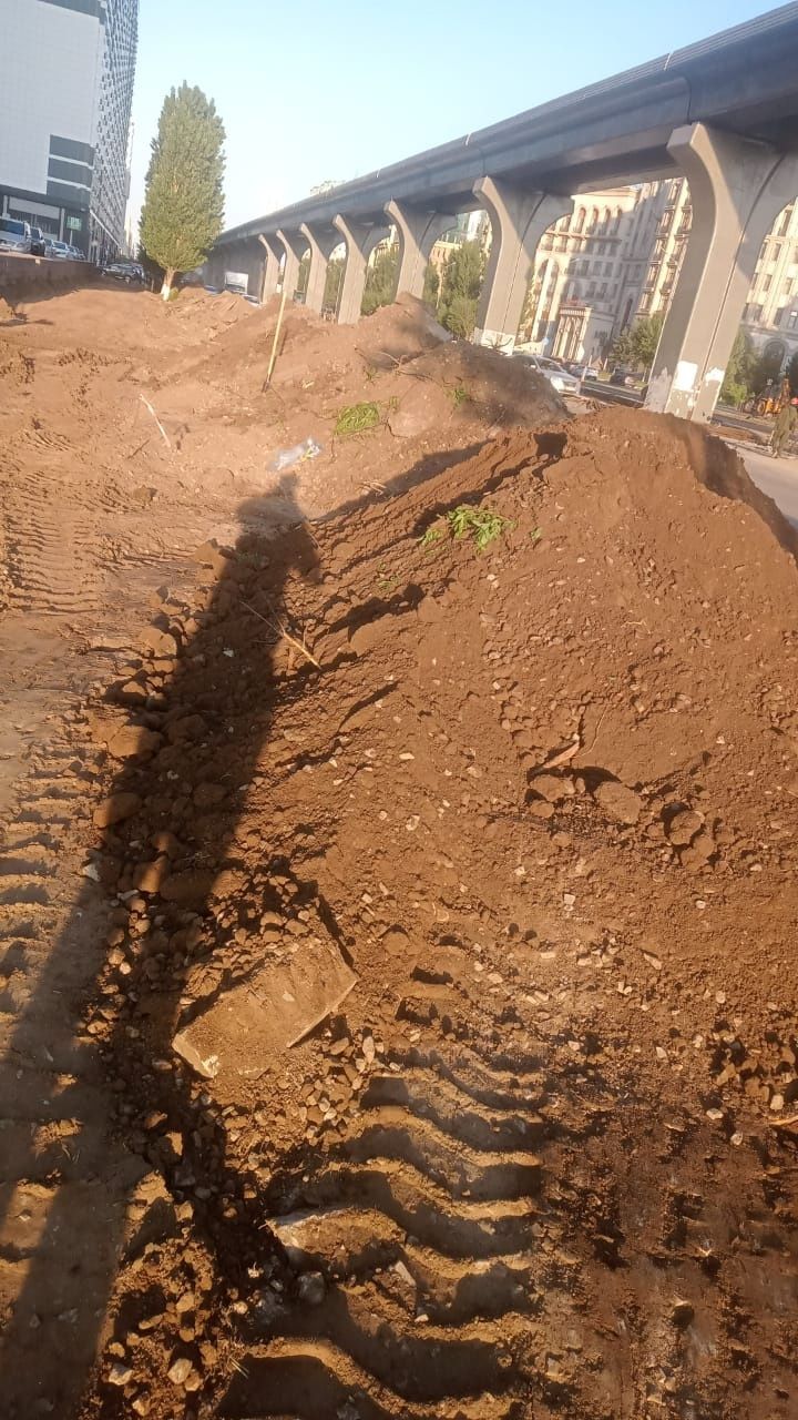 Песок мелкий Дресва Щебень Отсев Керамзит Чернозем доставка Астана 24/