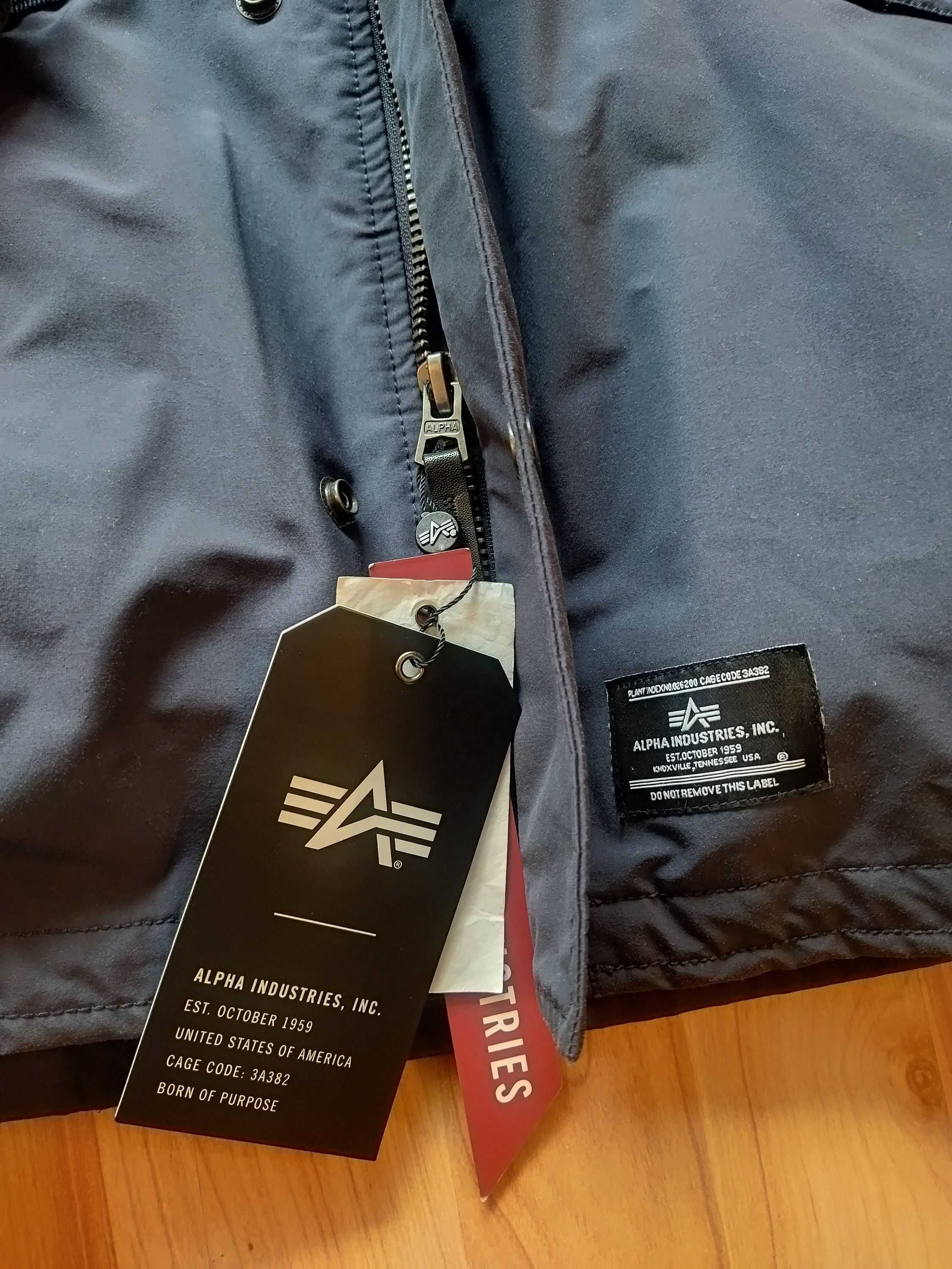 Парка-аляска Alpha Industries (США),зима,до-45,оригинал,новая,р-р 52