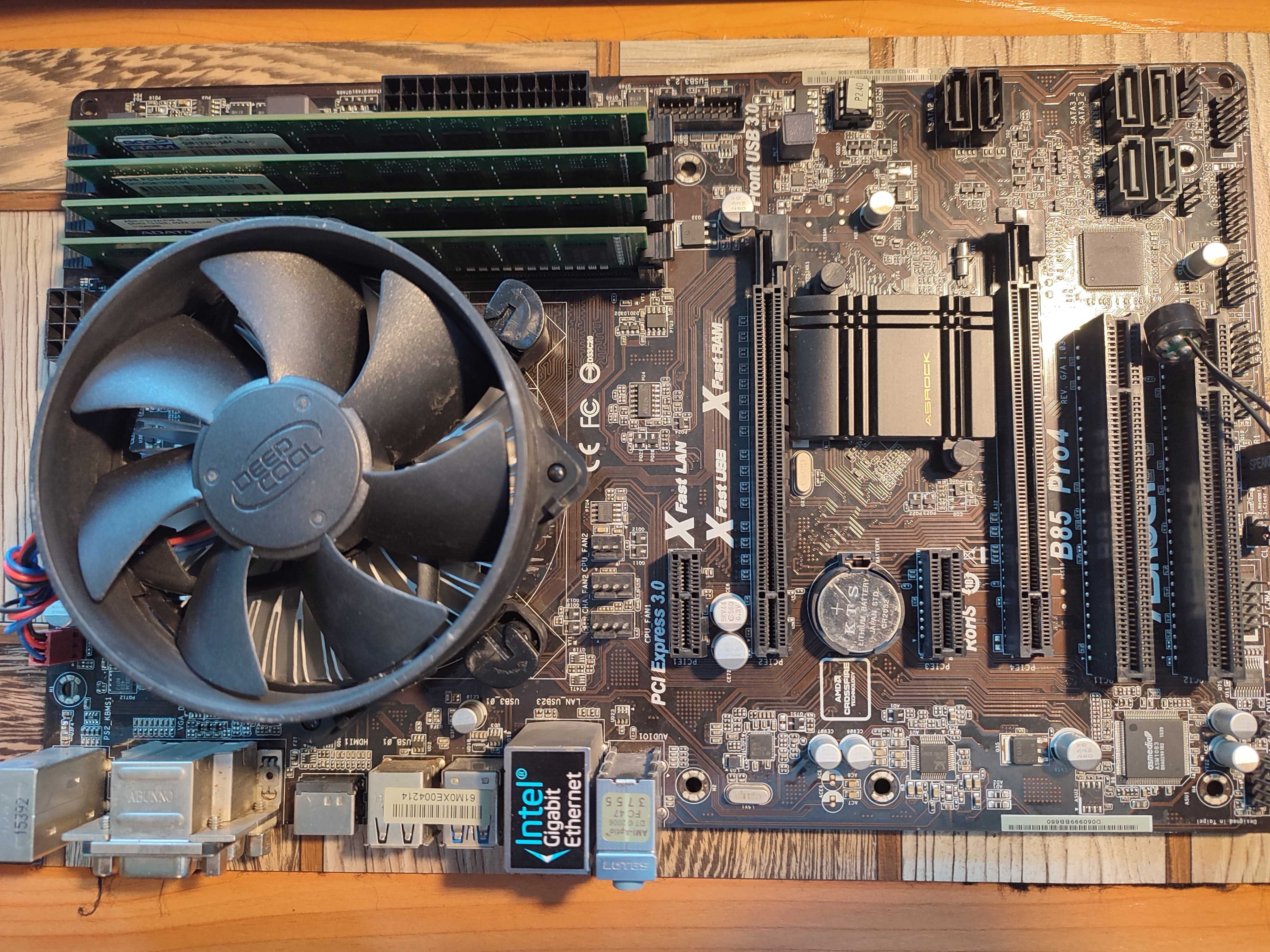 Материнская плата B360M-HDV+ 8600K + 16G DDR4 2666 + Охлад и другие