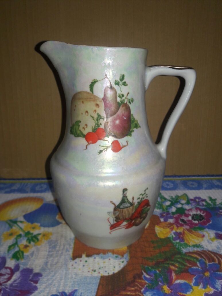 Целиноградский фарфор.СССР.Кувшин из сервиза.Без крышки.На добор.20 см