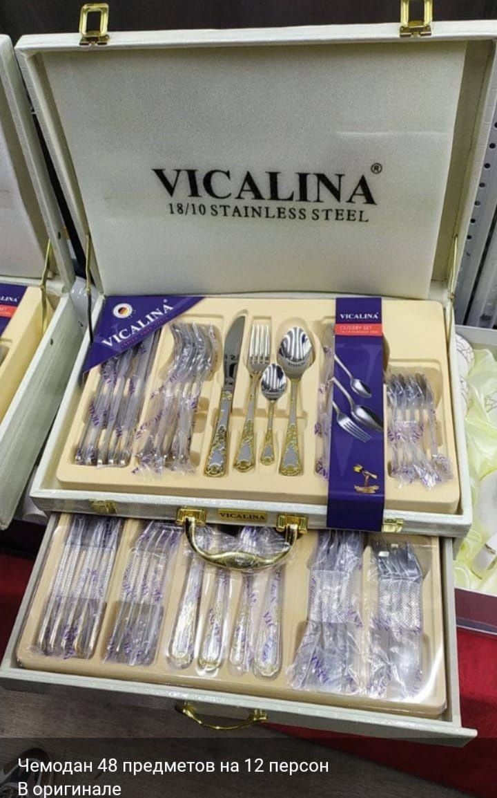 Набор на 12 персон ,48 предметов Vicalina