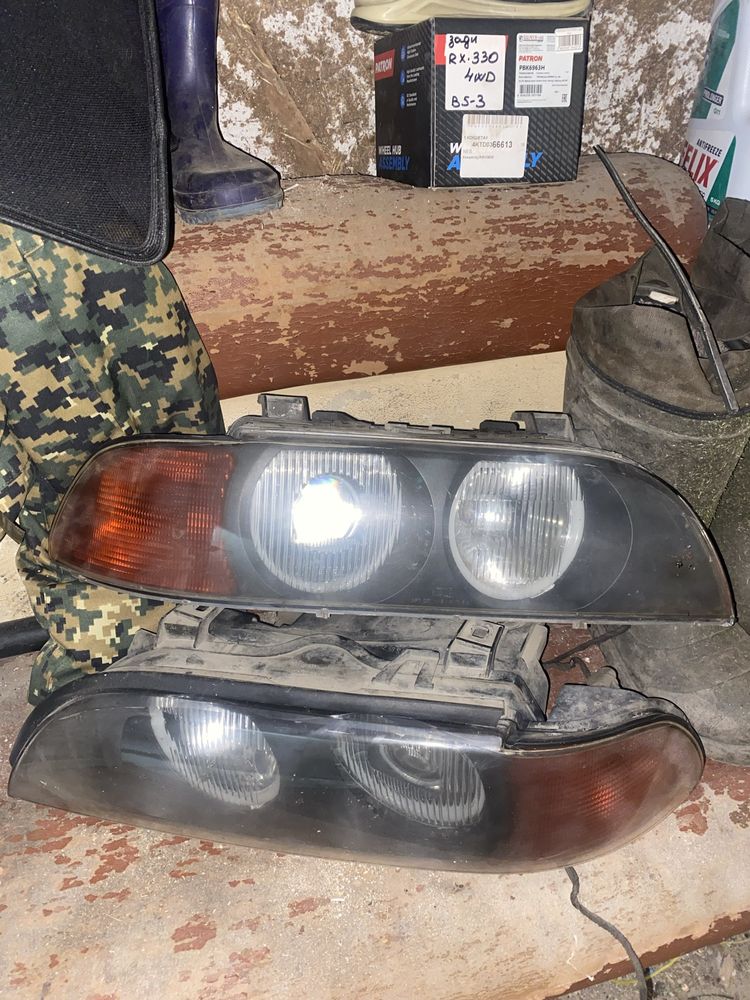 Фары с ближним bi led бмв е39 дорест