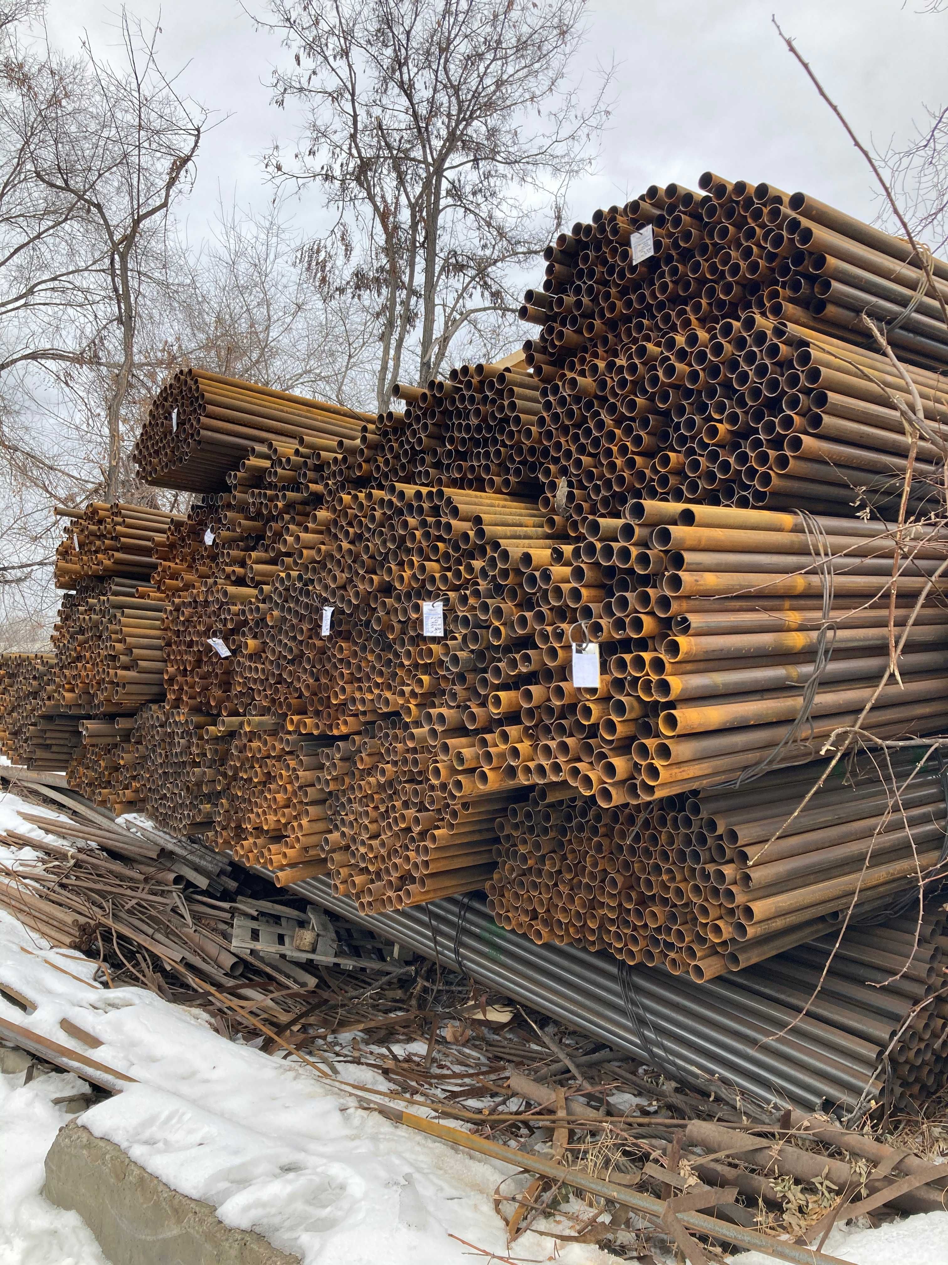 Труба стальная круглая—для водоснабжения, газа и стоек. От 15 до 1020!