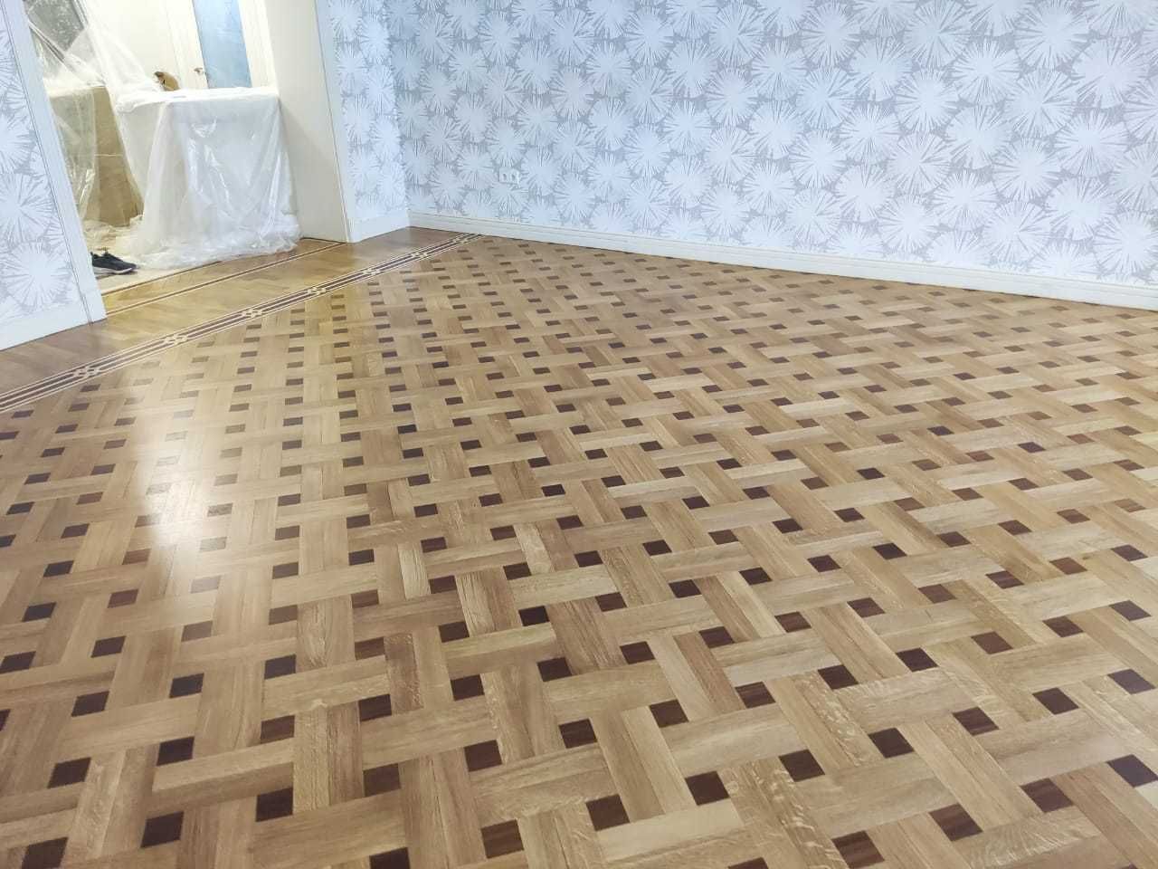 Шлифовка, реставрация паркета.