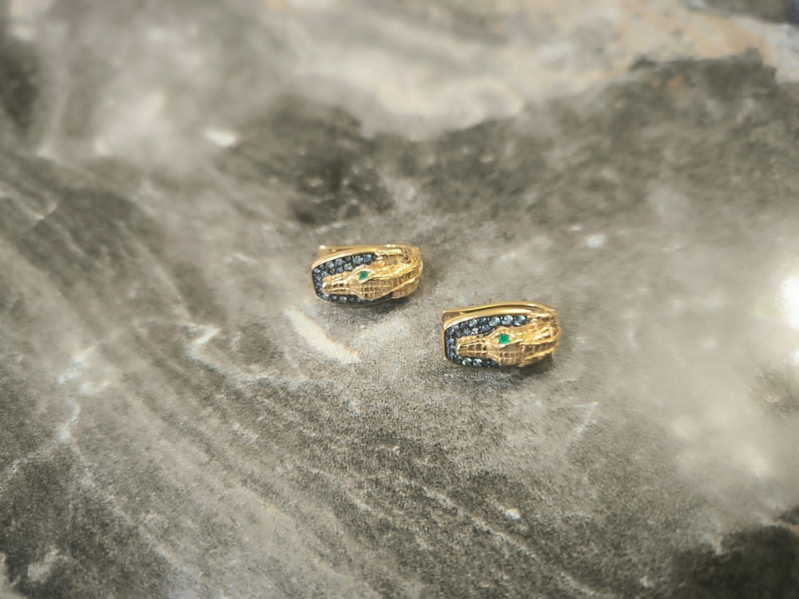 Золотые серьги 585 проба Sokolov
