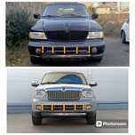 Защита бампера на Lincoln navigator 1 и 2 поколения Aviator