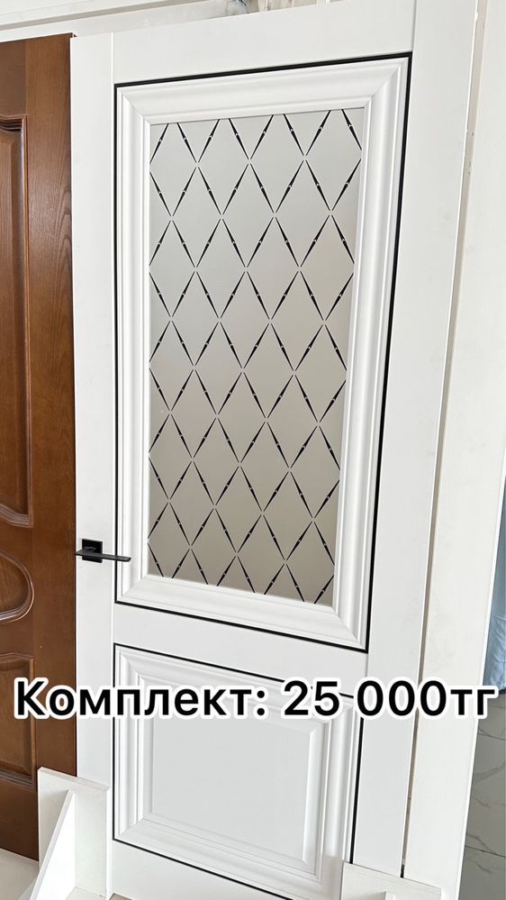 Межкомнатнеые двери с ветрины бук