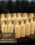 Декоративные свечи LED 15 см оптом