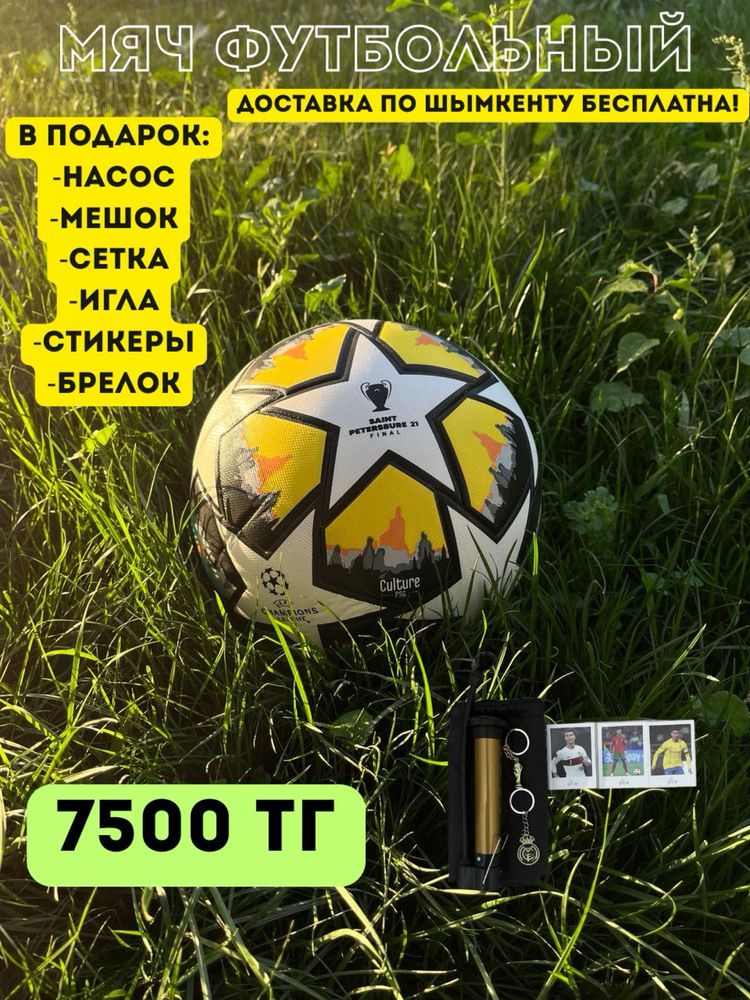 Футбольные мячи+Насос+сетка/игла+карточки+брелок, Бесплатная доставка