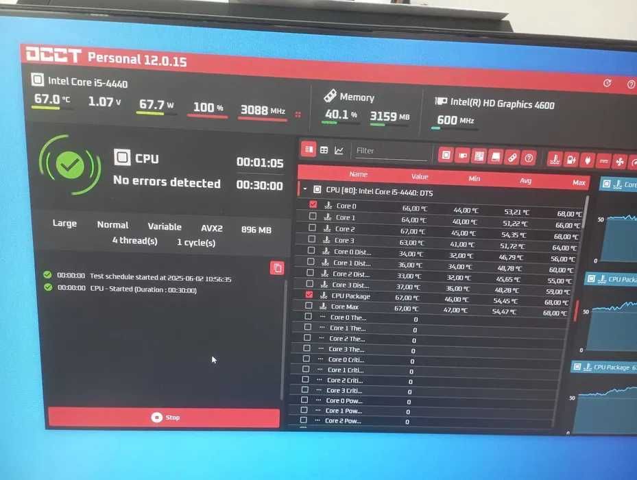 Офисный мини компьютер i5-4440\8гб\120гб + монитор