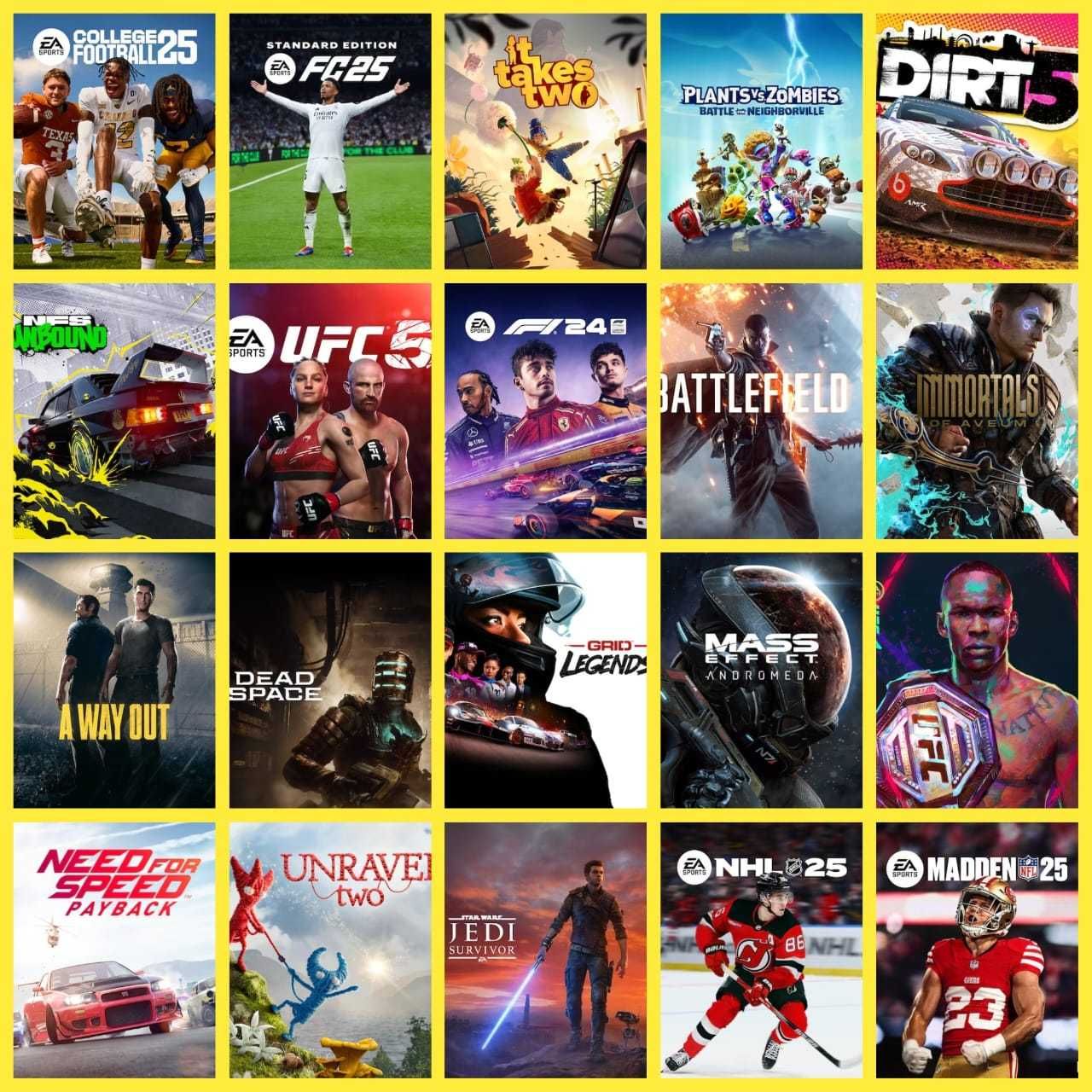 Продам подписку EA PLAY 12 месяцев PS4&PS5