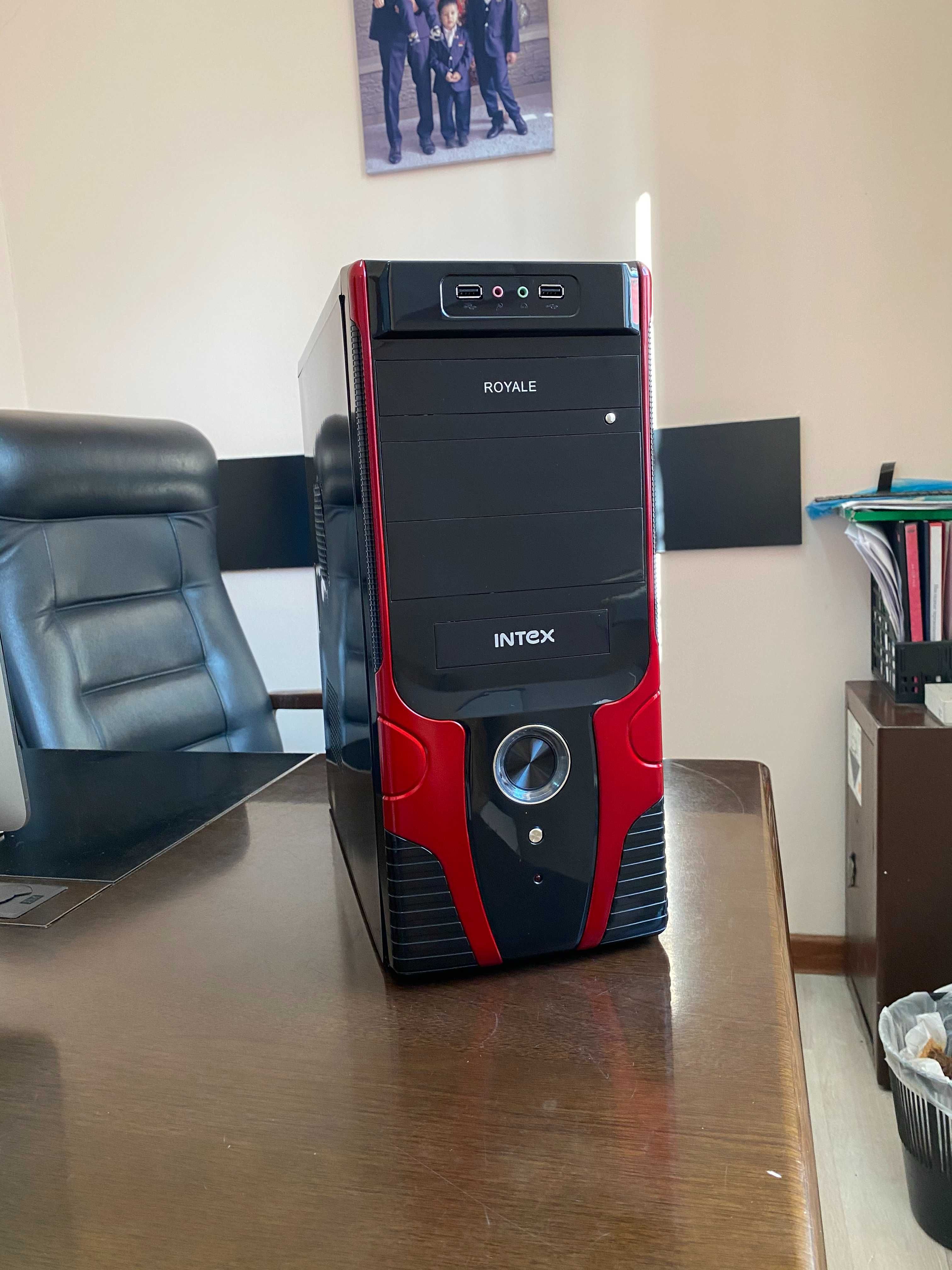 Корпус Intex ATX для офисных ПК, с блоком питания и без