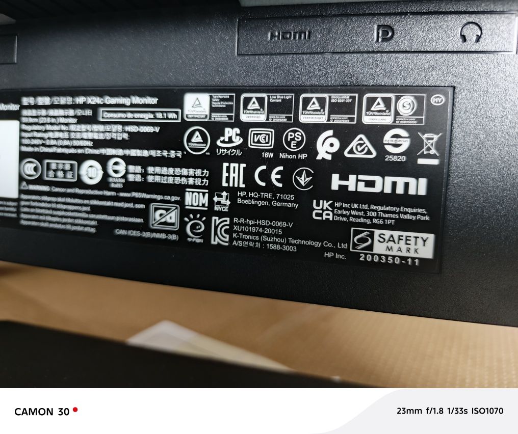 Монитор HP на запчасти,