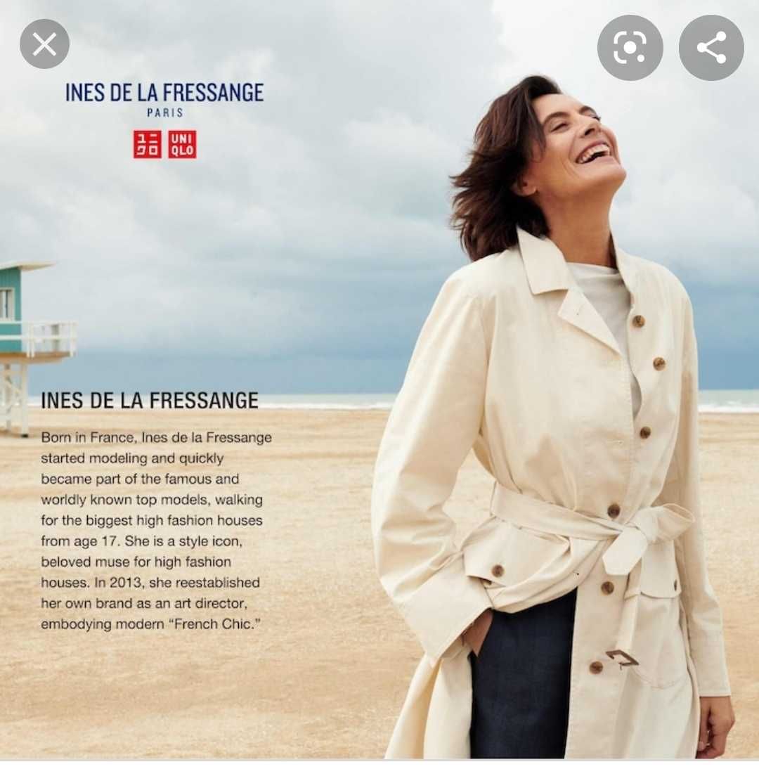 Продам новый тренч Uniqlo, 100% хлопок