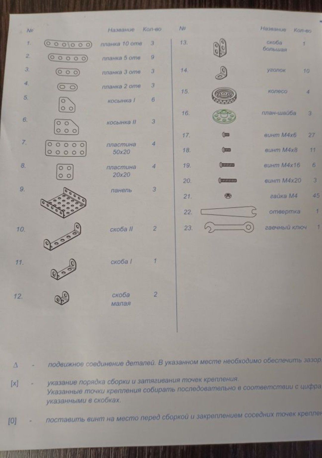 Конструктор детский
