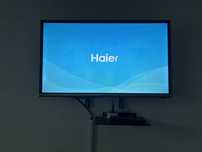 Продаю телевизор haier smart tv с кранштейном