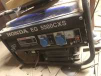 Генератор бензиновый honda eg 5500 cxs