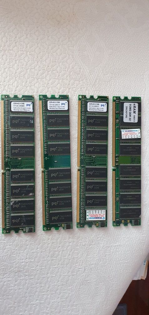 Оперативная память DDR400 256MB, 512MB