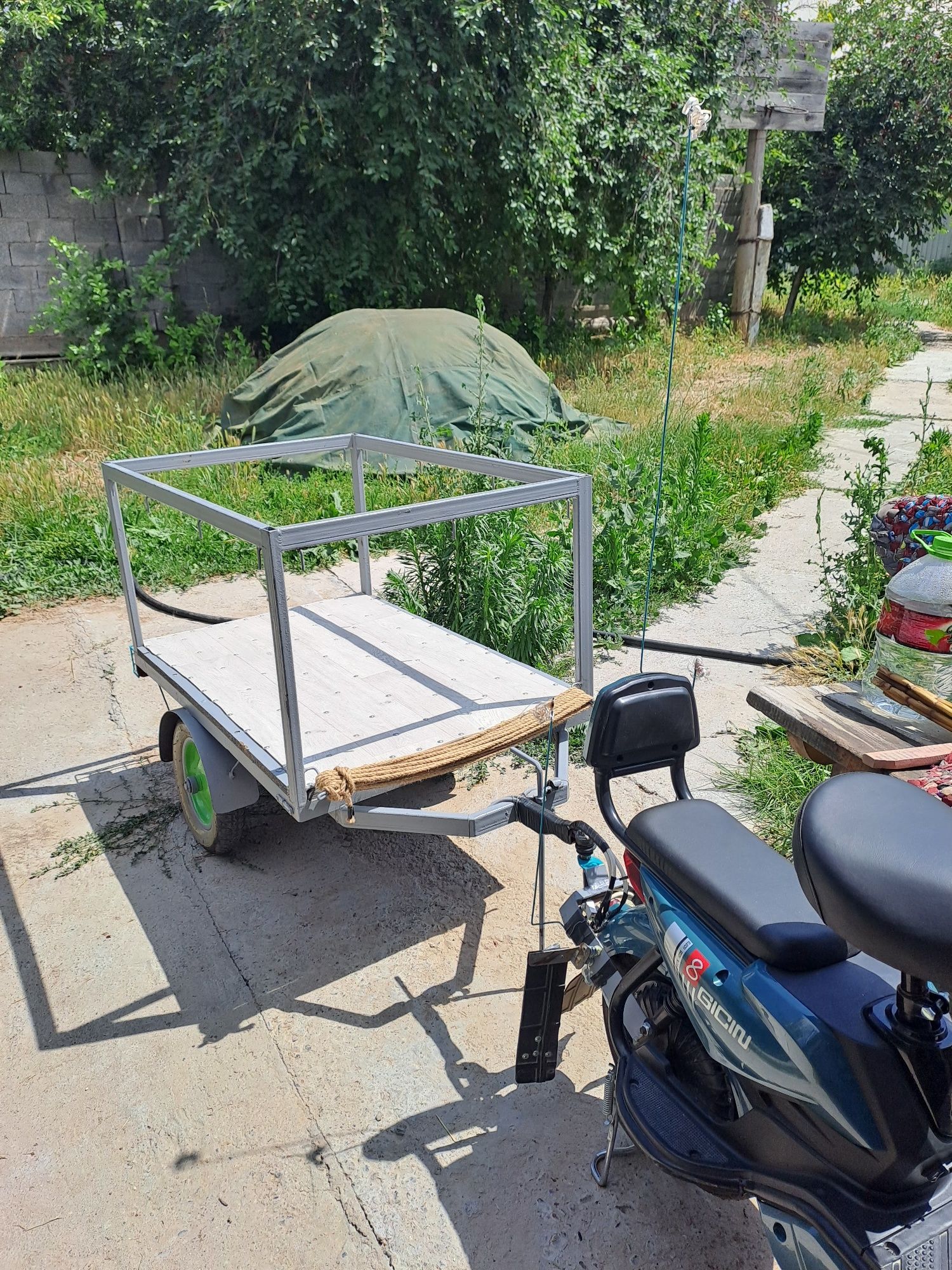 Мото  прицепам ,  электрическй  новый
