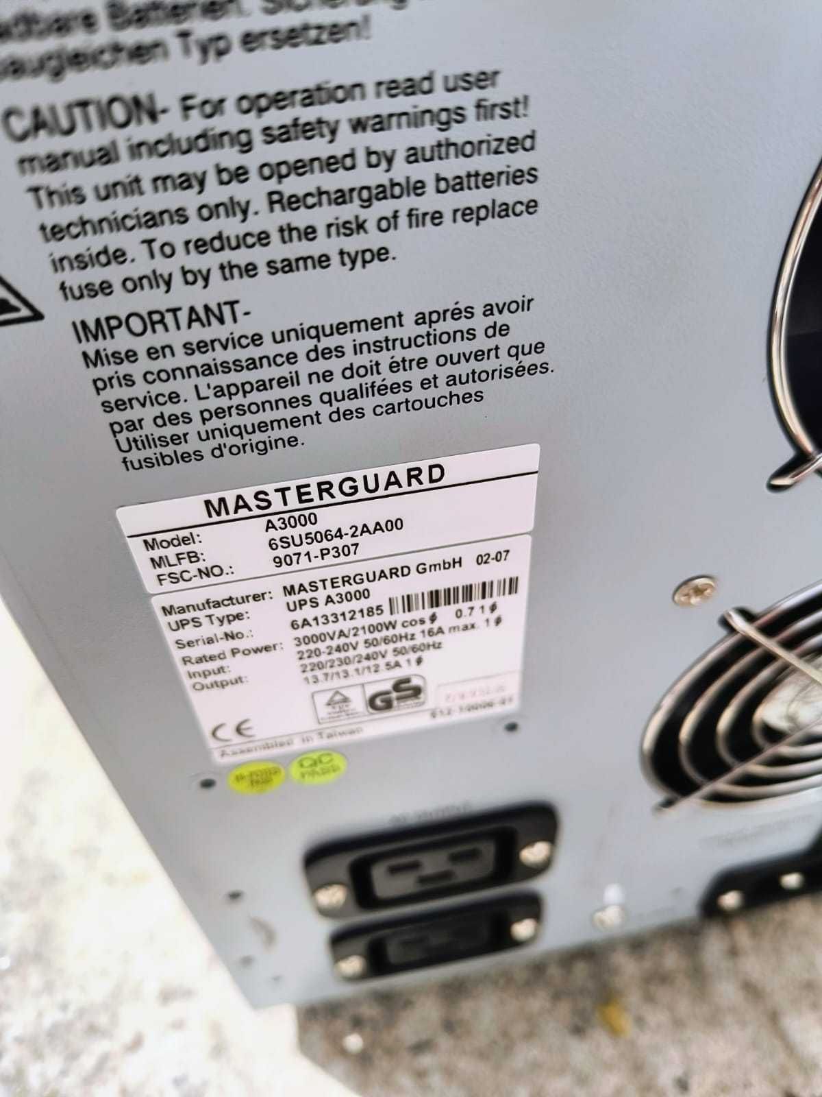 ИБП Siemens masterguard ups А3000