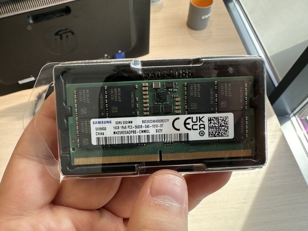 ОЗУ Samsung 16 ГБ DDR5 5600 МГц | Оперативная память для ноутбука