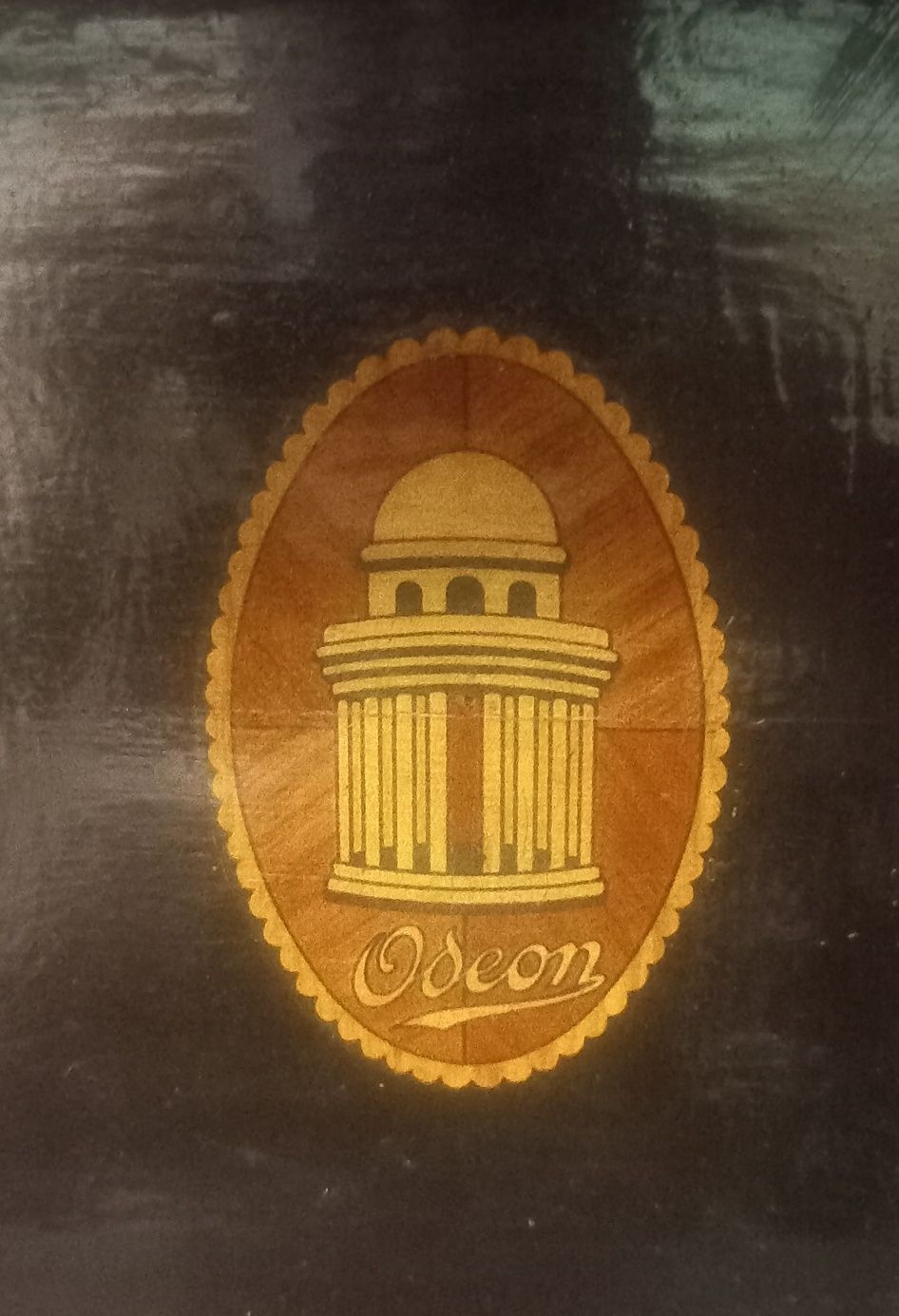 Старинный кабинетный настольный патефон  ODEON    Германия  1920 года