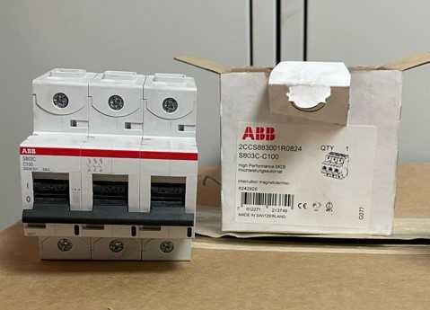 Автоматический выключатель ABB 3-полюсный S803C C100 25kA