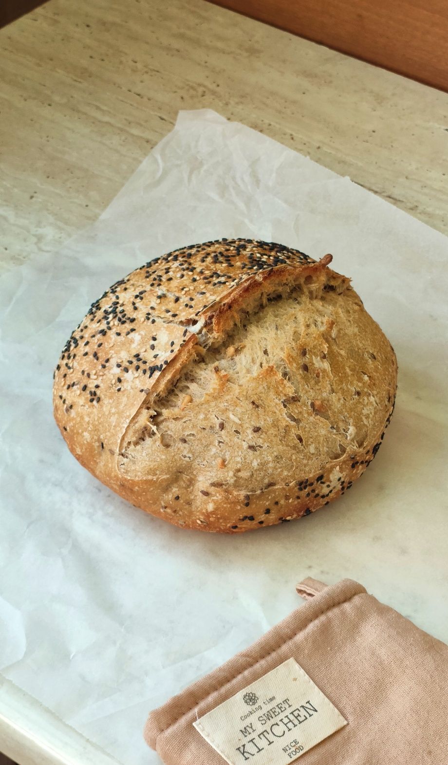 Хлеб цельно зерновой на закваске