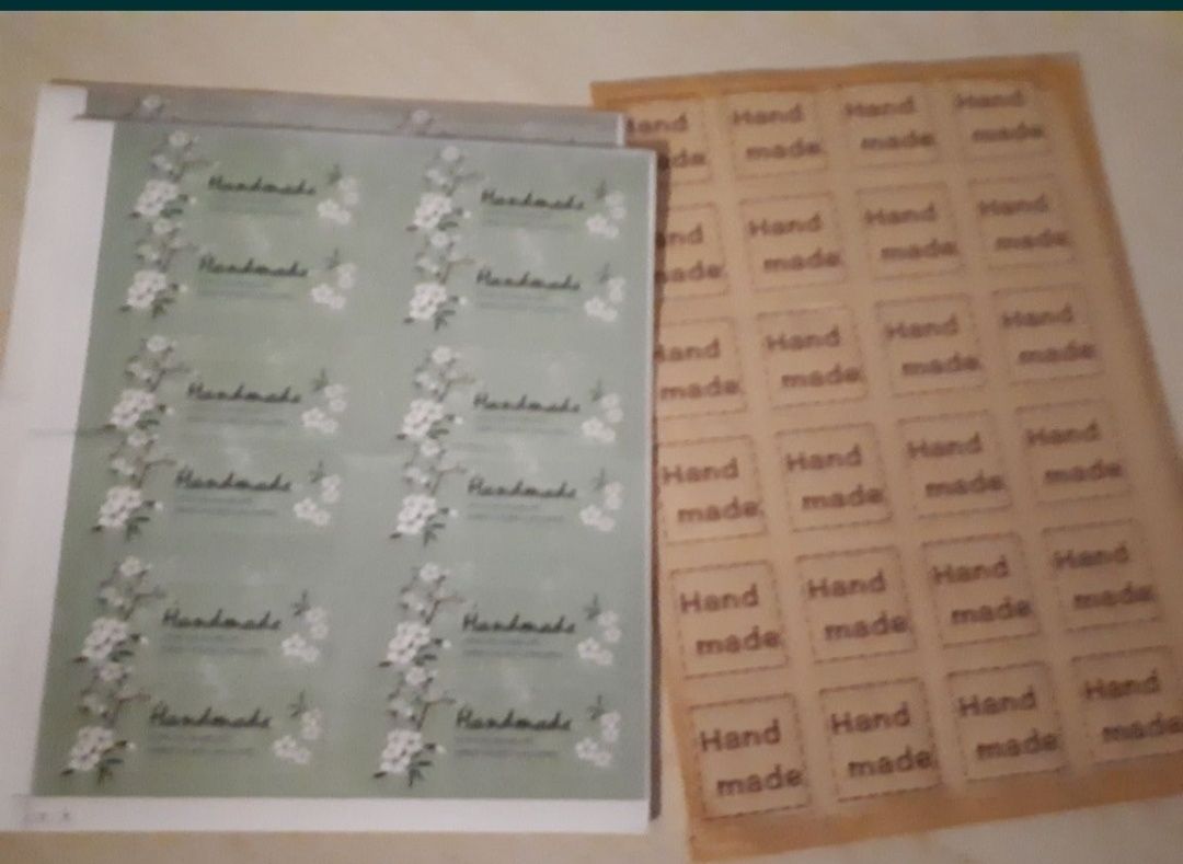 Продам наклейки Hand made