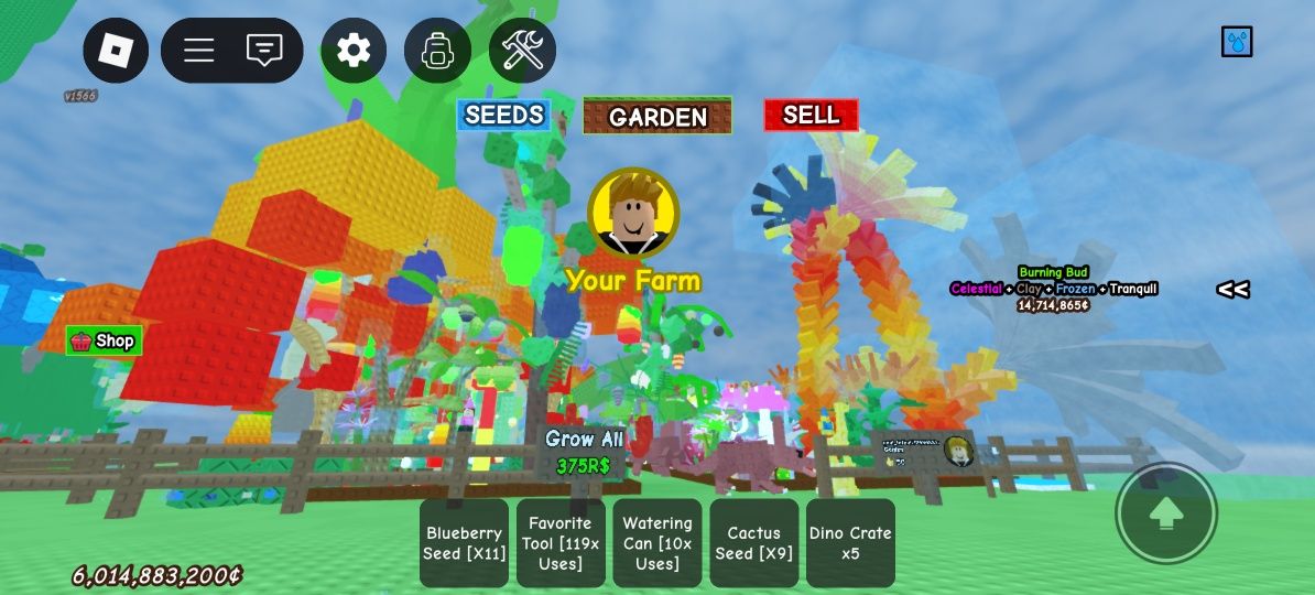 Продам очень жирный аккаунт в вырасти сад Grow a Garden