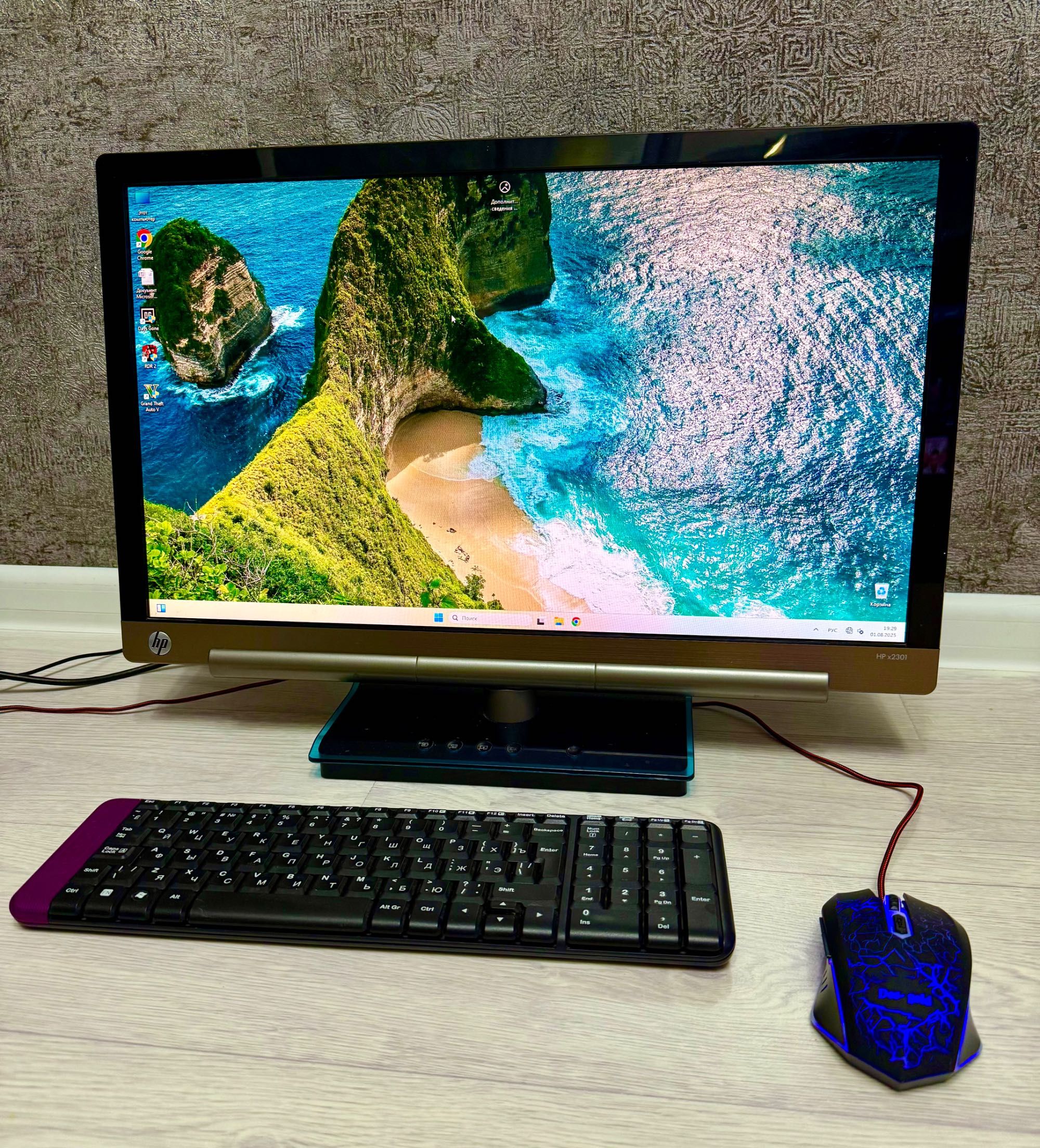 Компьютер комплектом intel G4560 ОЗУ 8gb GTX 1060 6gb SSD120 HDD1000