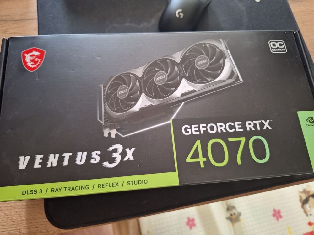 Видеокарта MSI GeForce RTX 4070 VENTUS 3X E1 OC 12GB