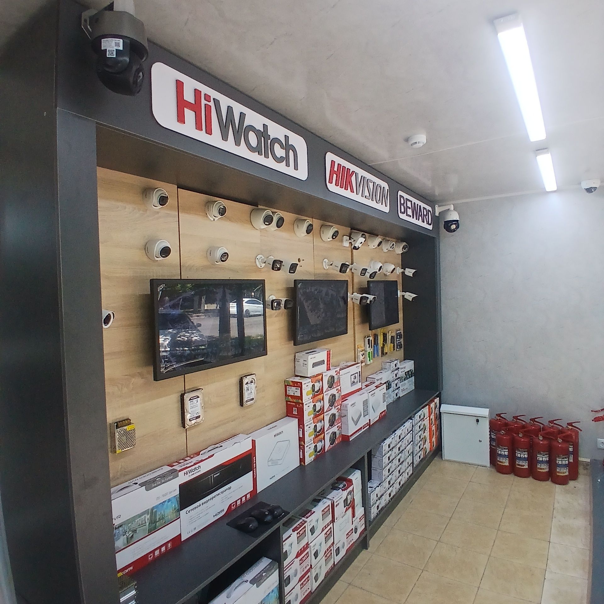 Камера Монтаж Установка Диагностика hiwatch hikvision пожарный  Видеон